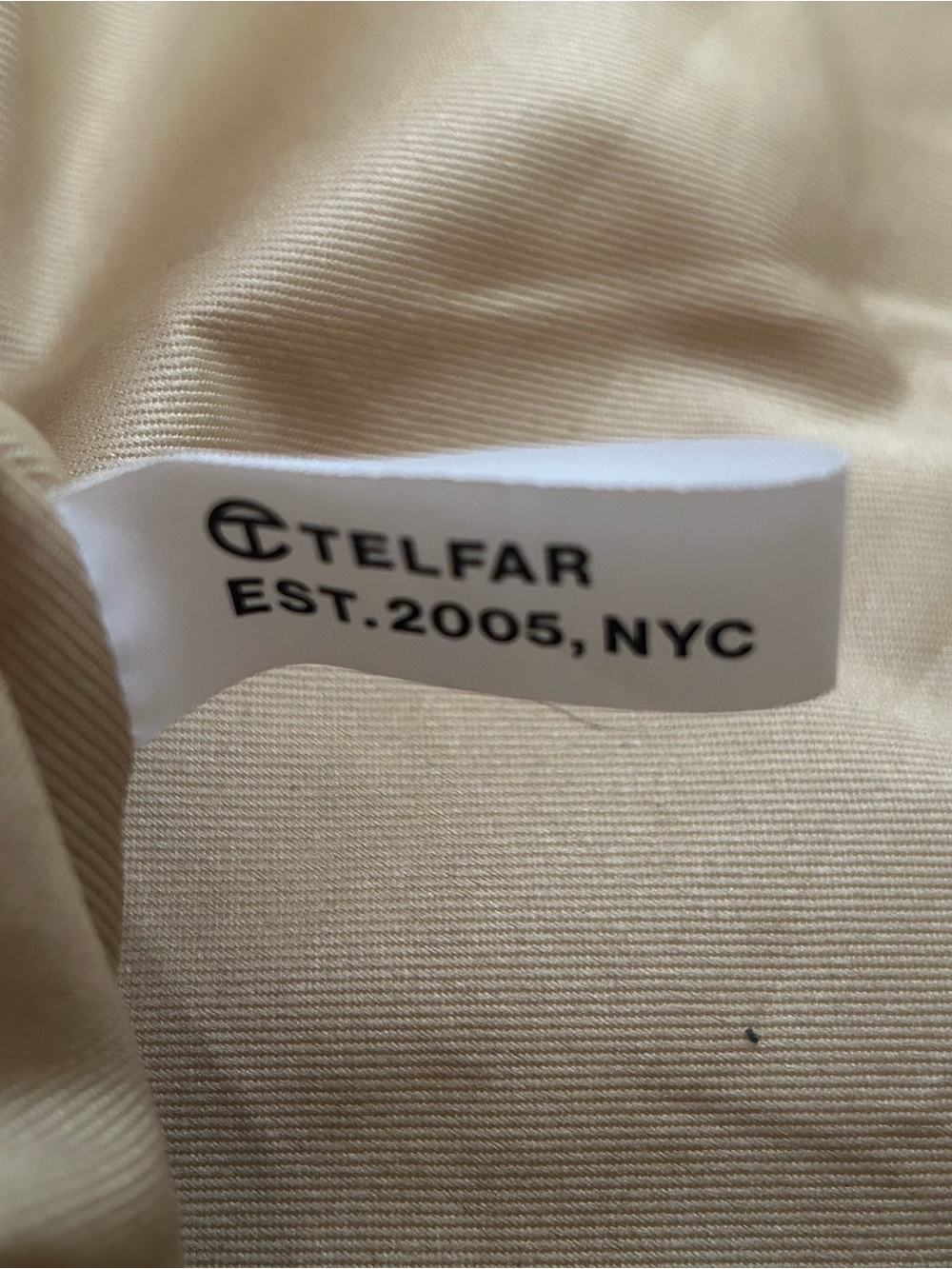 Telfar Medium Shopping Bag in Cream - Picture 9 of 10